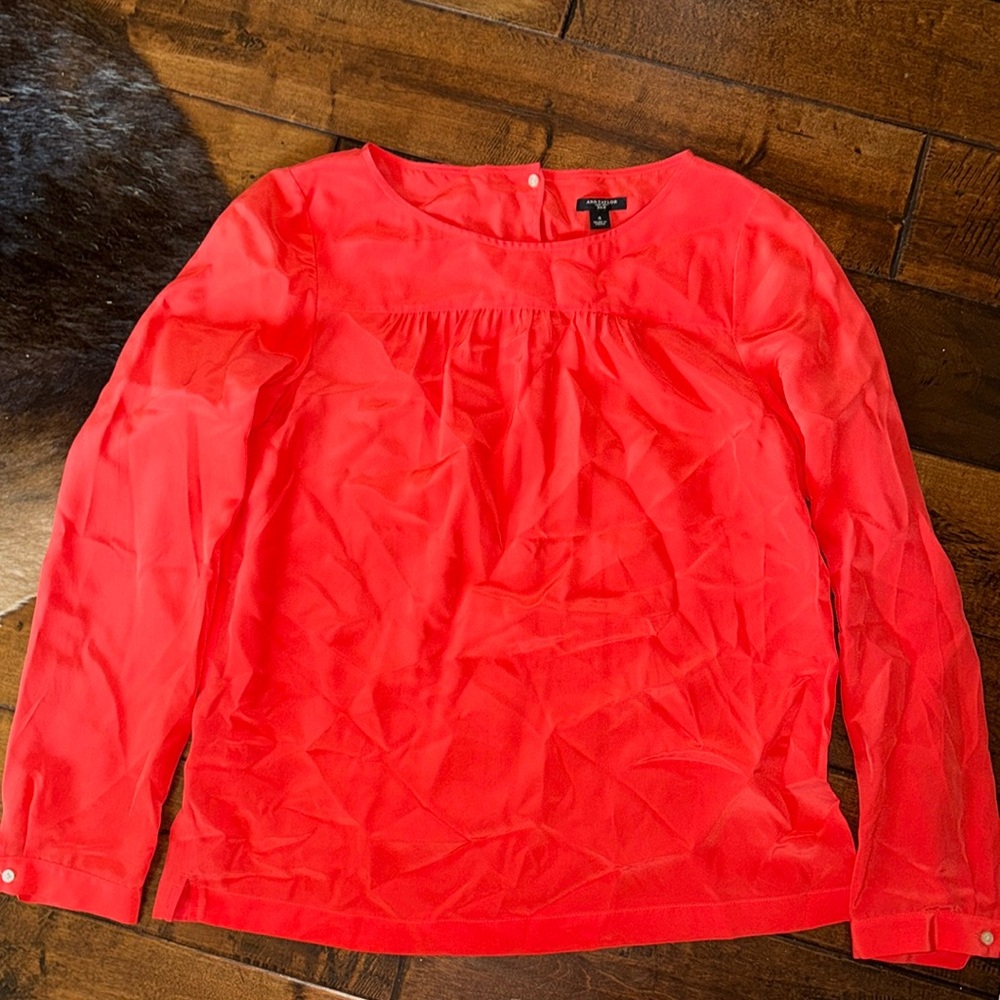 Ann Taylor 100% silk blouse